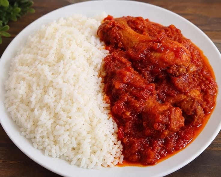 Riz sauce tomate — Rice and stew